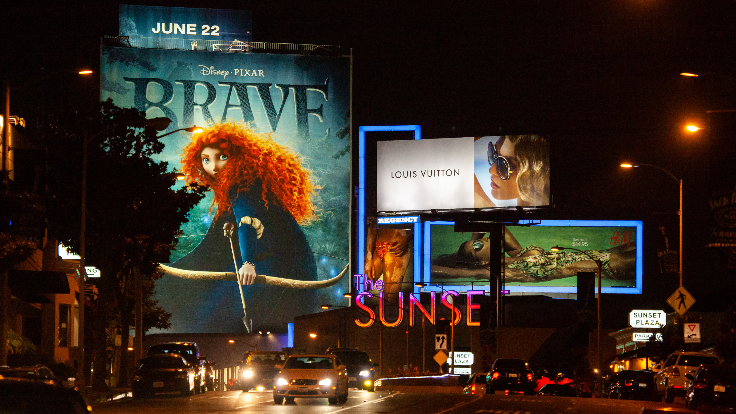 Sunset Blvd., Los Angeles, California, US