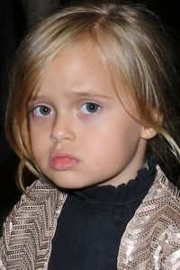 Vivienne Jolie-Pitt as Aurora (5 yrs.) in Maleficent (05/2014)