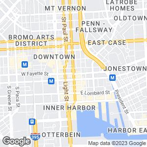 North Calvert Street & East Fayette Street, Baltimore, Maryland, US